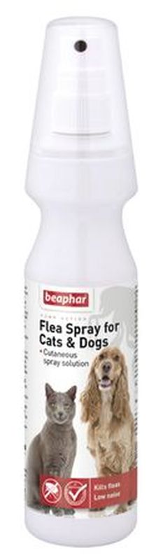 Beaphar Flea Spray For Cats And Dogs 125ml